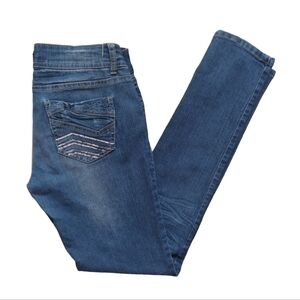 Almost famous Distressed Skinny Mid rise Jeans